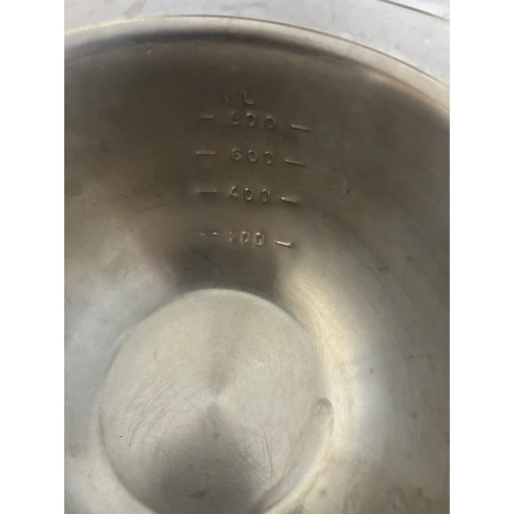 Mixing Bowl Set Nesting‎ Measuring Bowls Stainless Steel 1/1.5/2.5 qt